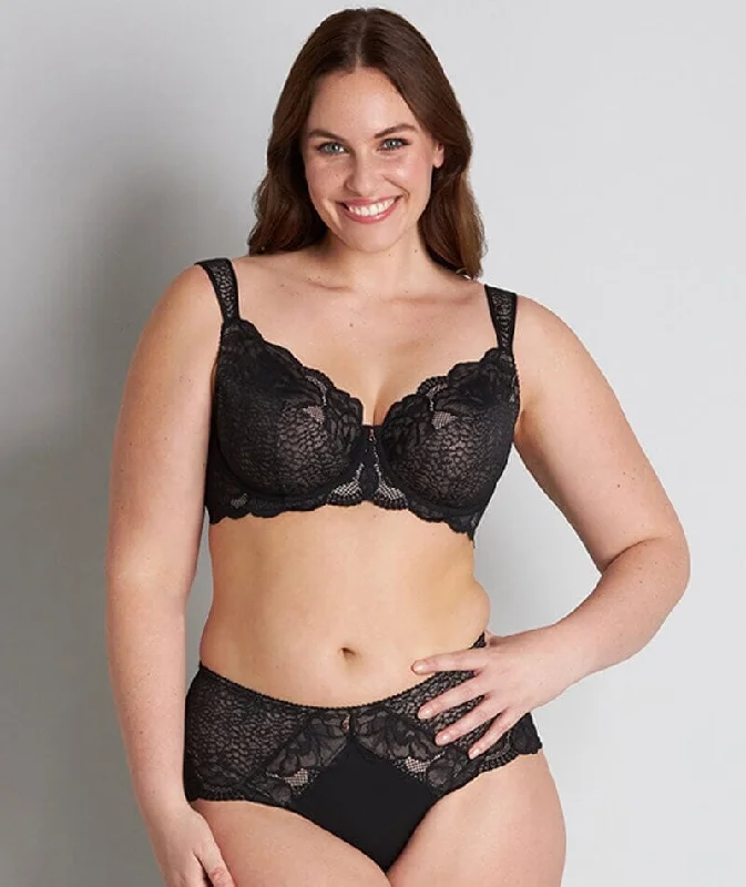 Fayreform Midnight Express Underwire Bra - Black