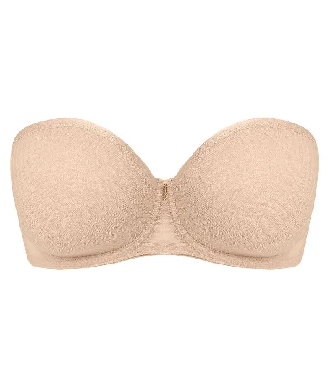 Freya Tailored Underwire Moulded Strapless Bra - Natural Beige