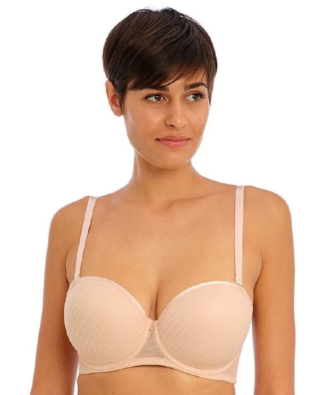 Freya Tailored Underwire Moulded Strapless Bra - Natural Beige