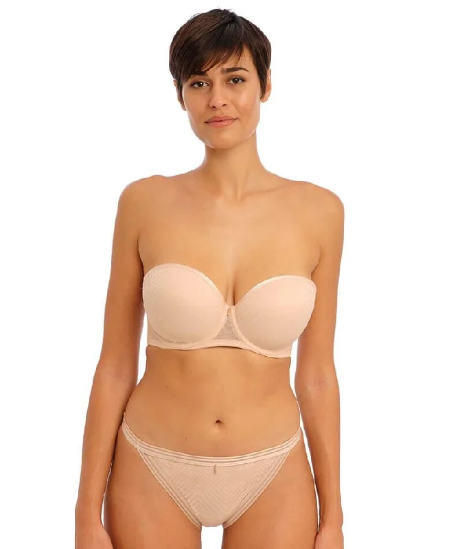 Freya Tailored Underwire Moulded Strapless Bra - Natural Beige