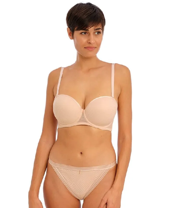 Freya Tailored Underwire Moulded Strapless Bra - Natural Beige