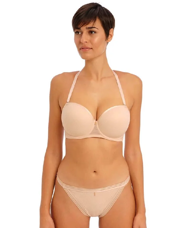 Freya Tailored Underwire Moulded Strapless Bra - Natural Beige