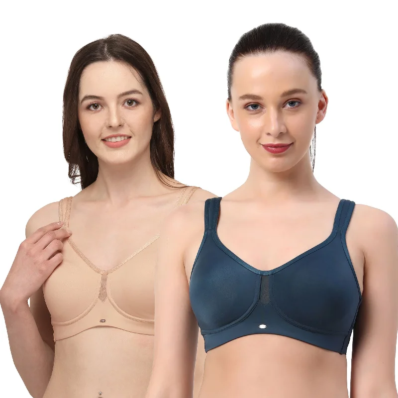 Full Coverage Minimizer Non Padded Non Wired Bra- Combo CB-328