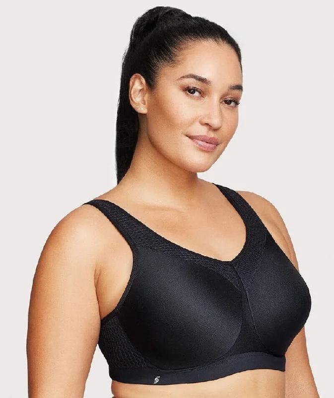 Glamorise High Impact Underwire Sports Bra - Black