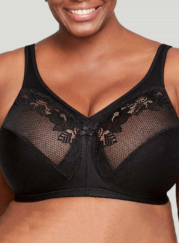 Glamorise: Magic Lift Minimizer Bra Black