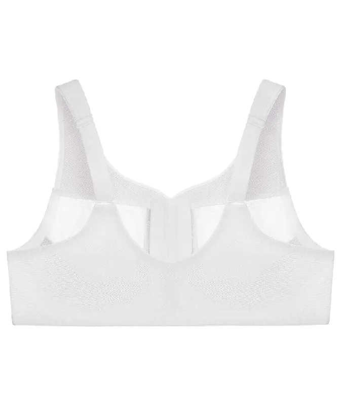 Glamorise Magiclift Natural Shape Wire-Free Front-Closure Bra - White