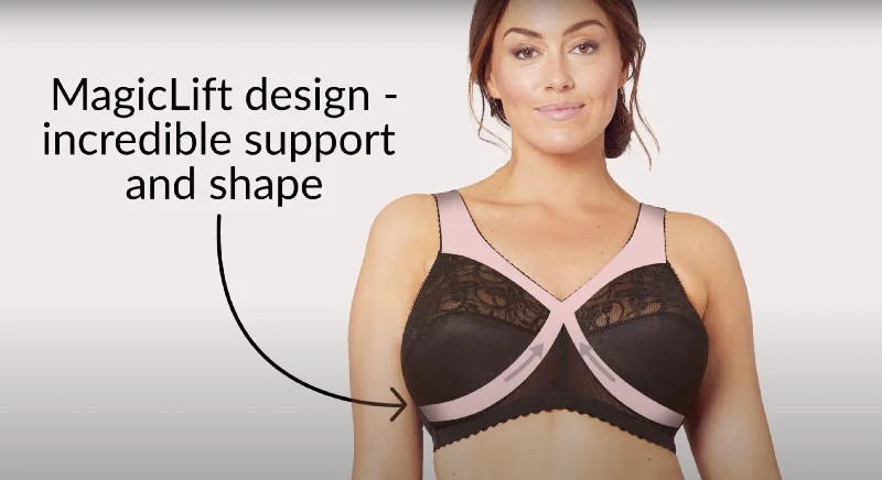 Glamorise Magiclift Original Wire-Free Support Bra - Glacier