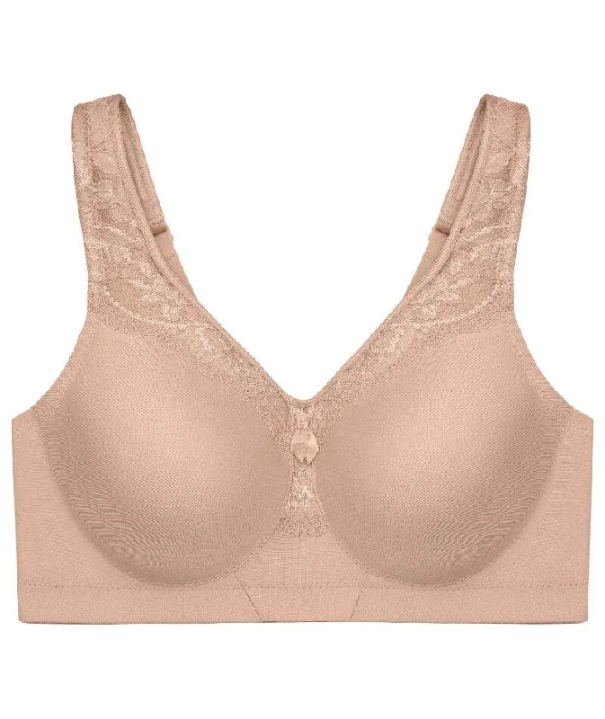 Glamorise Magiclift Seamless Wire-Free Everyday Bra - Cafe