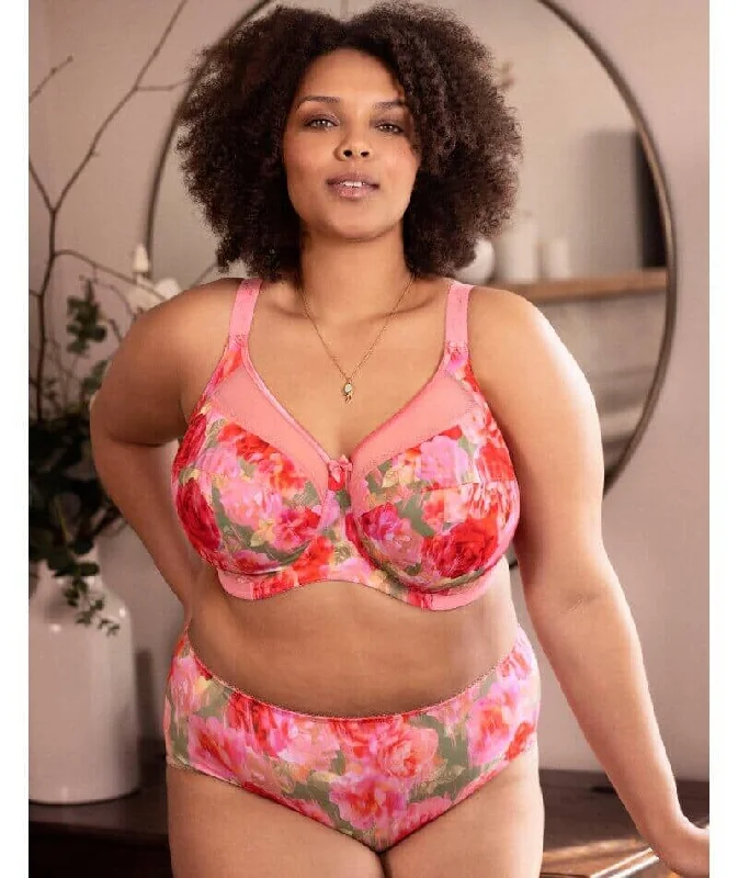 Goddess Kayla Underwired Banded Bra - Rose Garden