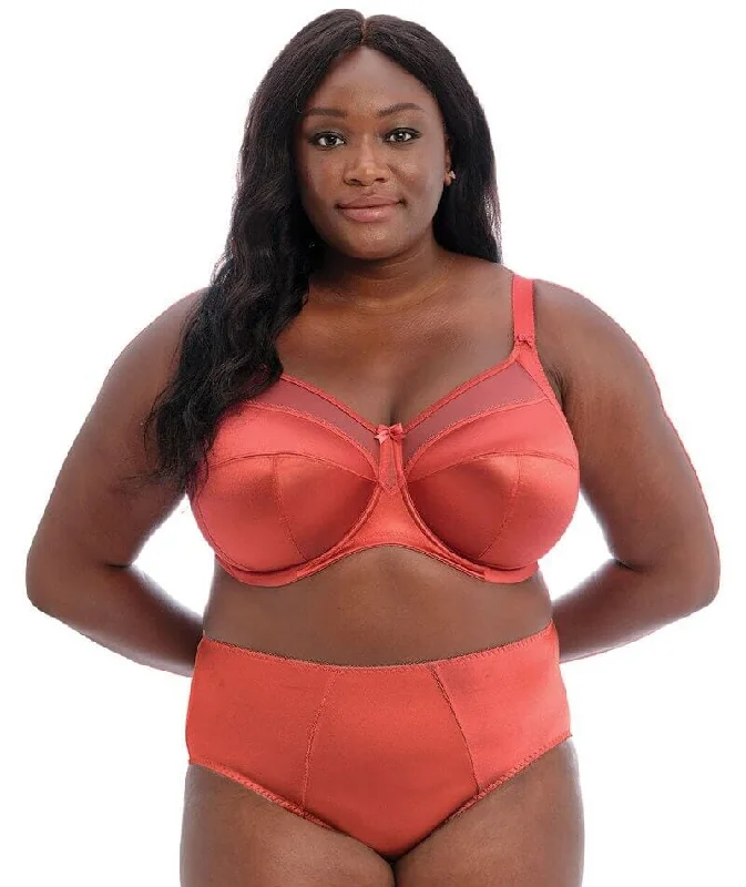 Goddess Keira Underwired Banded Bra - Mineral Red