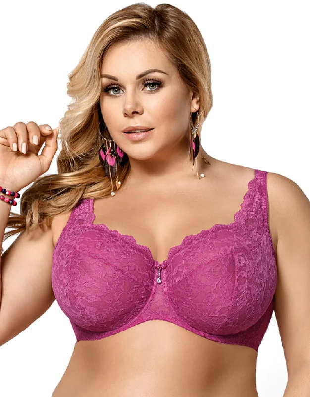 Gorsenia Madera Full Cup Bra Fuchsia Pink