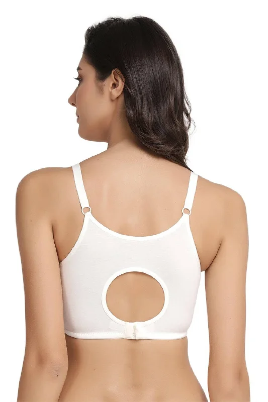 Organic Cotton Antimicrobial Soft Nursing Bra-IMB004F