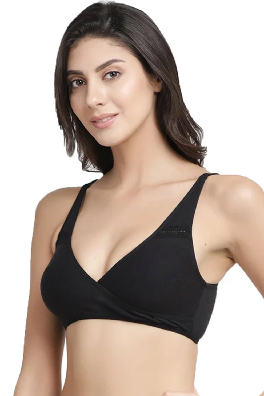 Organic Cotton Antimicrobial Sleeping/Feeding Bra-IMB007G