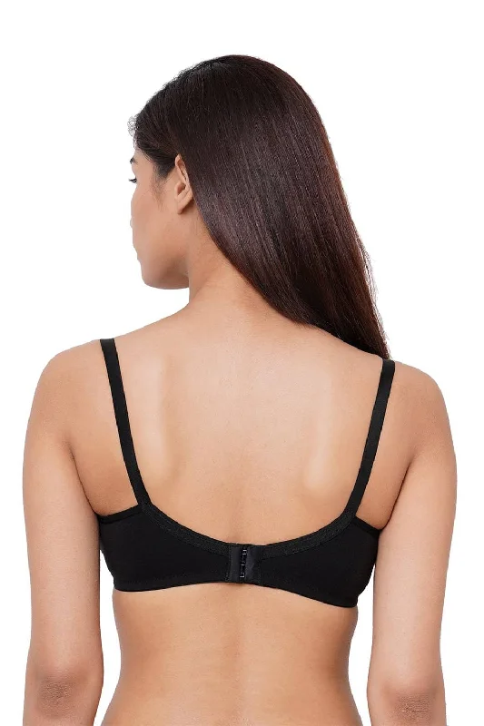 Organic Cotton Antimicrobial Ease Mama Starter Bra Kit (Pack of 3)-IMBK02-Black-