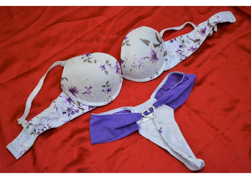 Light Padded Printed Bra Set