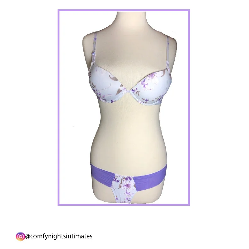 Light Padded Printed Bra Set