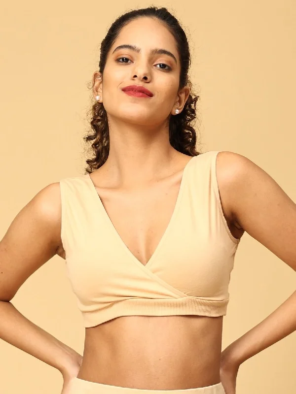 Maternity Nursing Sleep Bra - Beige