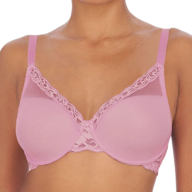 Feathers Full Figure Contour Underwire Bra 741299 - Freesia