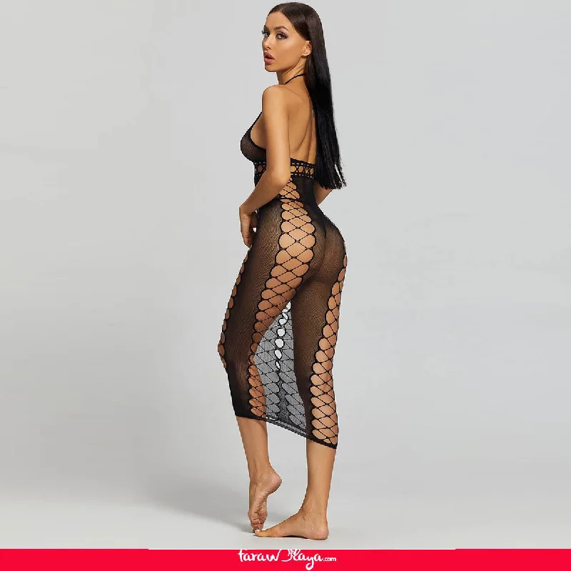 New Sexy Fishnet Hollow Out Long Lingerie Bodystocking