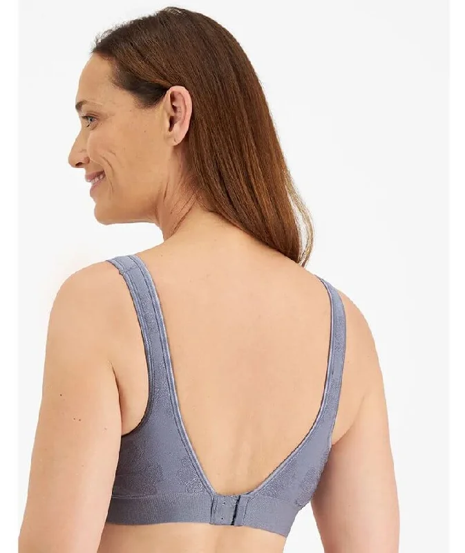 Playtex Comfort Revolution Contour Wire-free Bra - Granite Blue