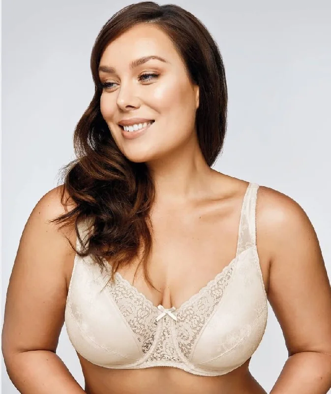 Playtex Secrets Floral Delustre Bra - Beige