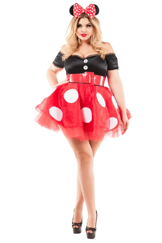 Plus Size Coquette Mouse Costume