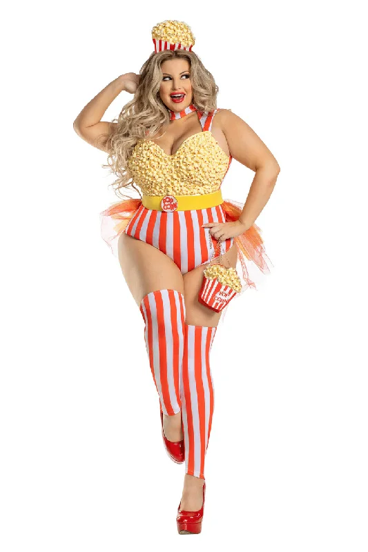 Plus Size POP Babe Popcorn Costume