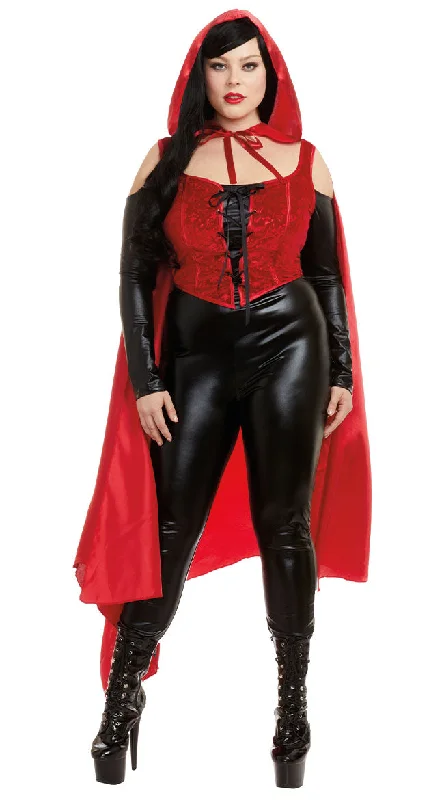 Plus Size Seductive Red Costume