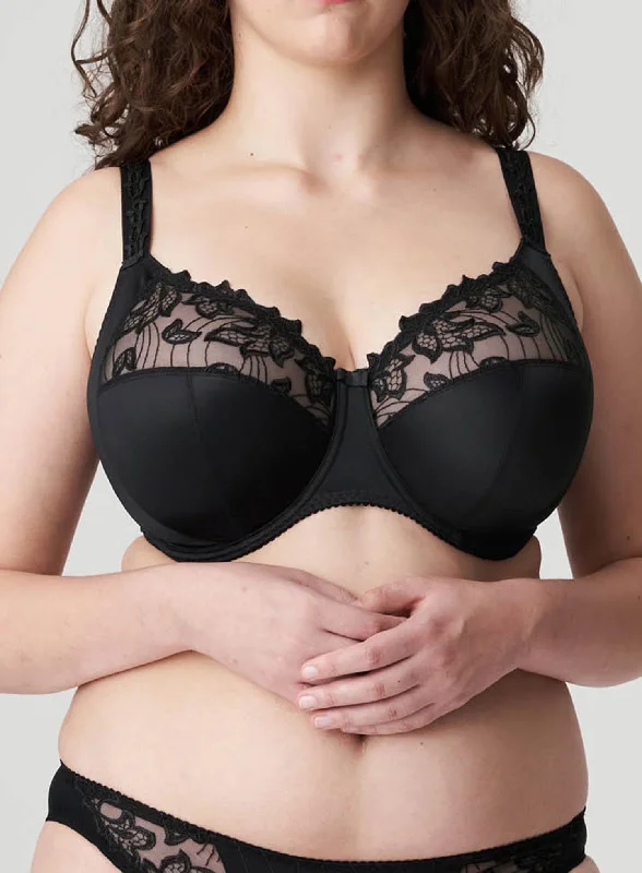 PrimaDonna: Deauville Full Cup Wire Bra I J K Cup Black