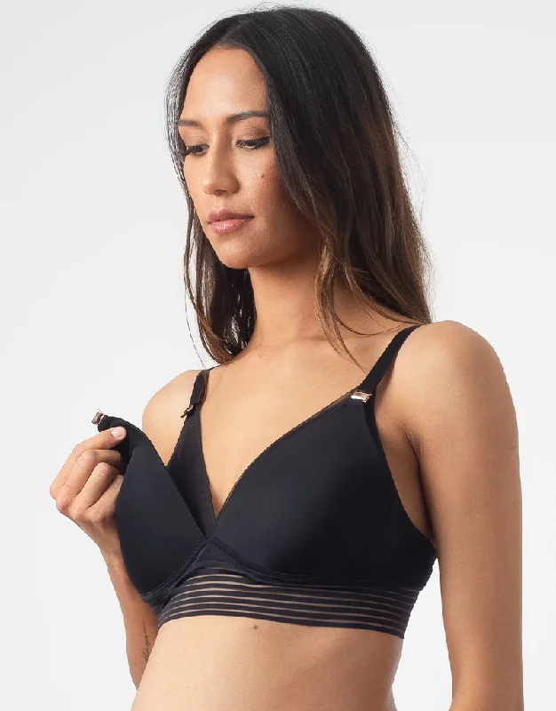 Project Me by Hot Milk Ambition Triangle Bra Black