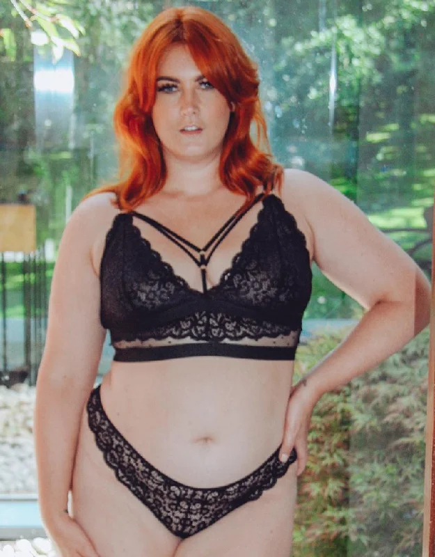 Rougette by Tutti Rouge Brooke Bralette Black