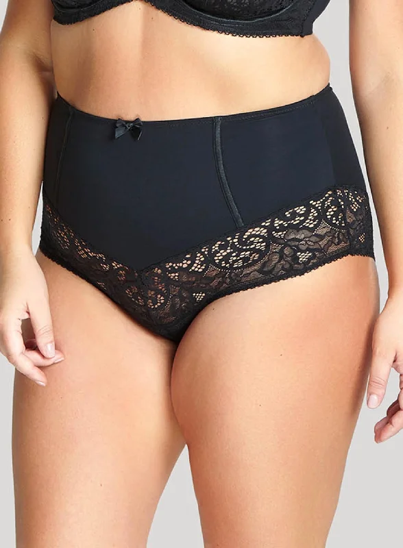 Sculptresse: Estel High Waist Brief Noir