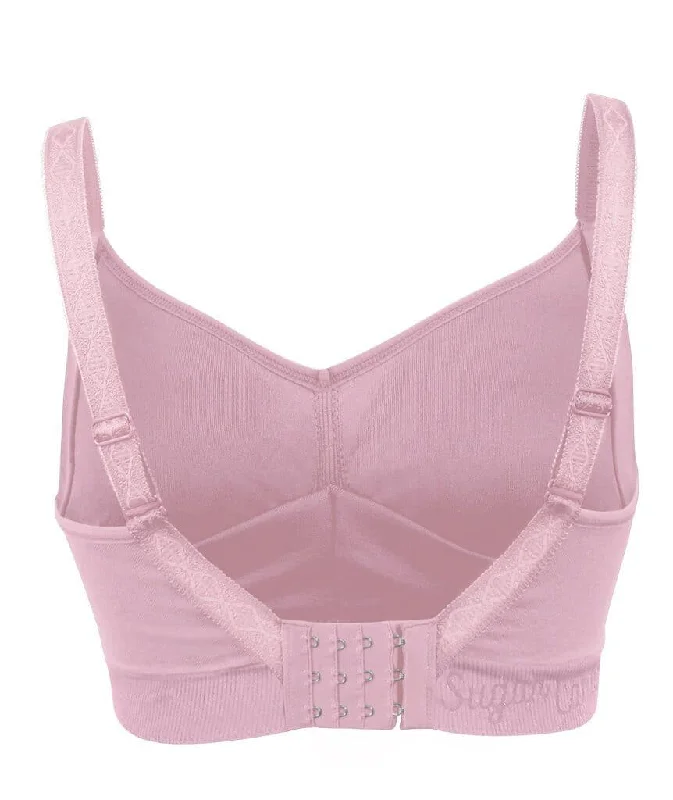 Sugar Candy Fuller Bust Seamless F-Hh Cup Wire-Free Lounge Bra - Pink