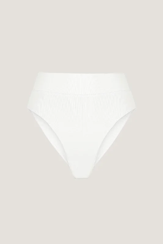 TAYLOR ORGANIC COTTON HIGH CUT BRIEF - IVORY