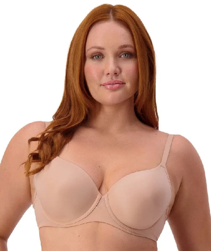 Triumph Body Make-up Smooth Underwired Padded Bra 2 Pack - Black/Blusher Beige