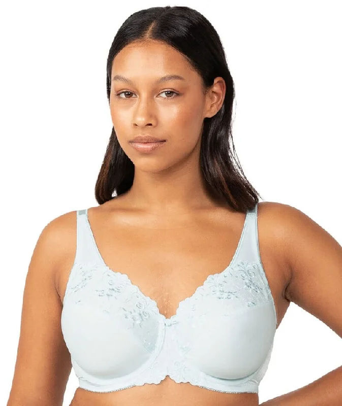 Triumph Embroidered Minimiser Bra 2 Pack - Green/Grey