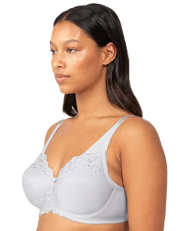 Triumph Embroidered Minimiser Bra 2 Pack - Green/Grey