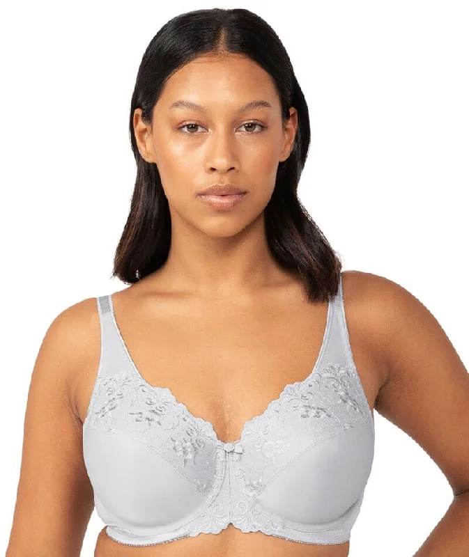 Triumph Embroidered Minimiser Bra 2 Pack - Green/Grey