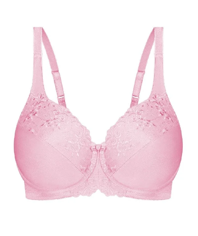 Triumph Embroidered Minimizer Bra - Framboise