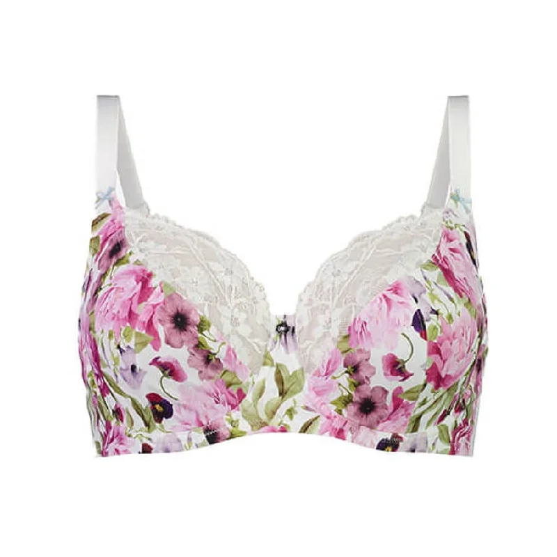 Print Full Cup Bra - Garden Party