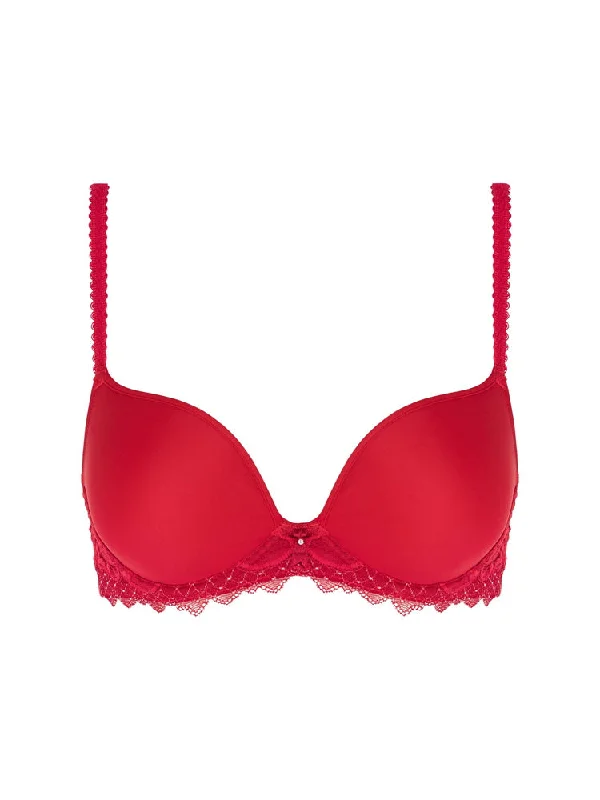 Lace Essentiel Contour Bra - Chilli