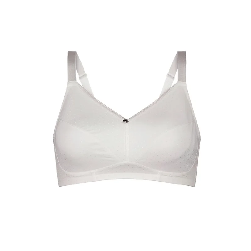 Wirefree Bra - Ivory Spot