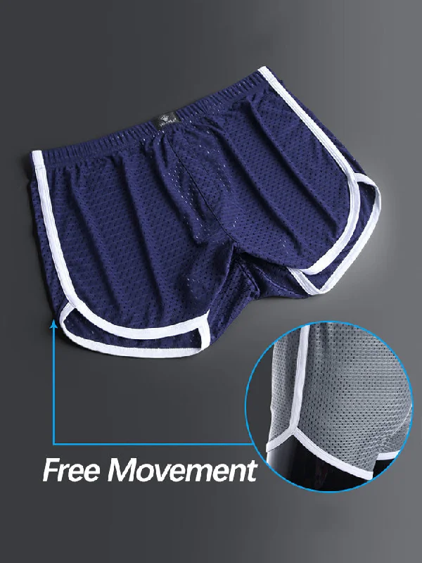 2 Pack Loose Home Underwear Breathable Mesh Shorts