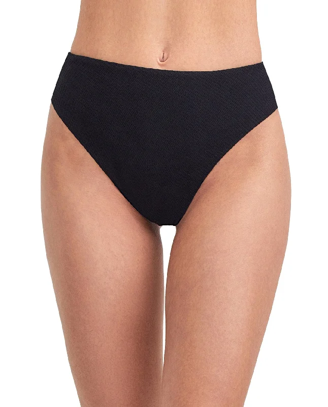 Au Naturel Tyra Textured High Leg High Waist Bikini Bottom