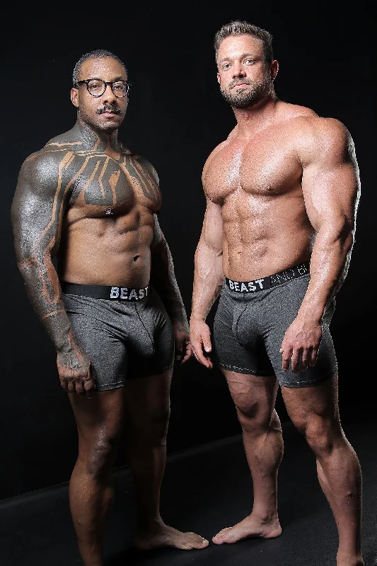 BEAST BOXER - 2 PAIRS DARK GREY