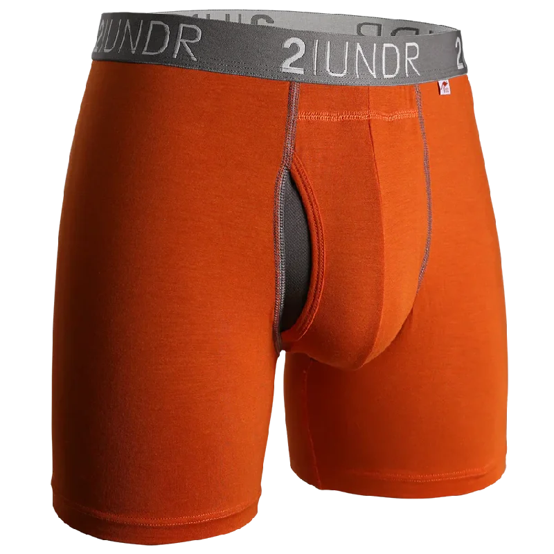 Boxer 2Undr Swing Shift Orange/Grey