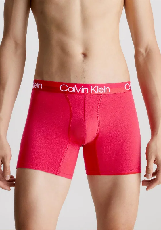 Calvin Klein Modern Structure 3 Pack Boxer Briefs, December Sky Multi