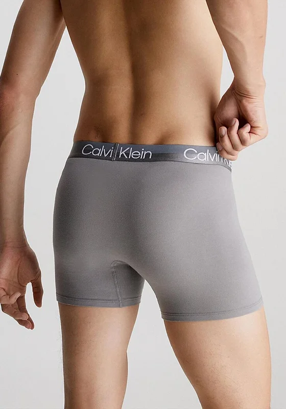 Calvin Klein Modern Structure 3 Pack Boxer Briefs, December Sky Multi