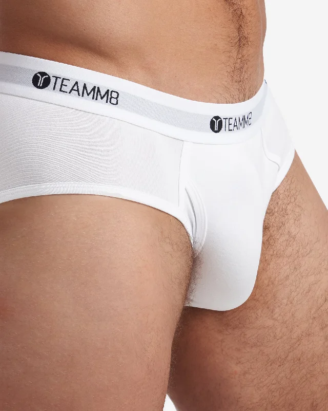 Classic Cotton Brief - White