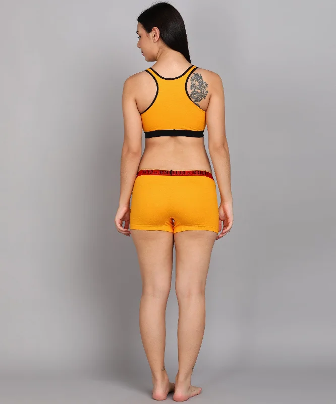 Women FLIXCHILL Boys Shorts Golden Yellow